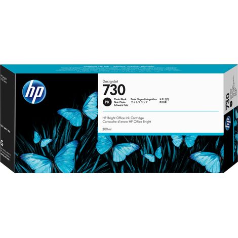 HP 730 300-ml Photo Black DesignJet Ink Cartridge Druckerpatrone 1 Stück(e) Original (1/3)