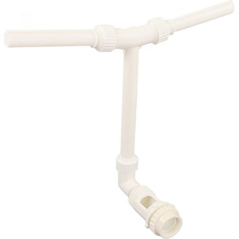2 fontaines à jet piscine, double tête réglable, aérateur cascade pour piscine enterrée ou hors sol, étang et spa (1/5)