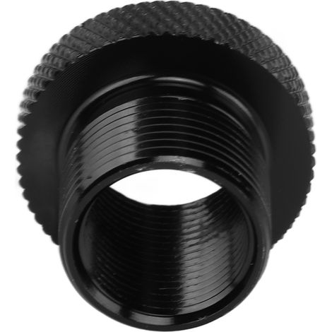 Universeller schwarzer Metall-Ölfilteradapter mit Schraubanschluss, Kfz-Zubehör, 5/8-24 auf 1/2-28 (1/5)