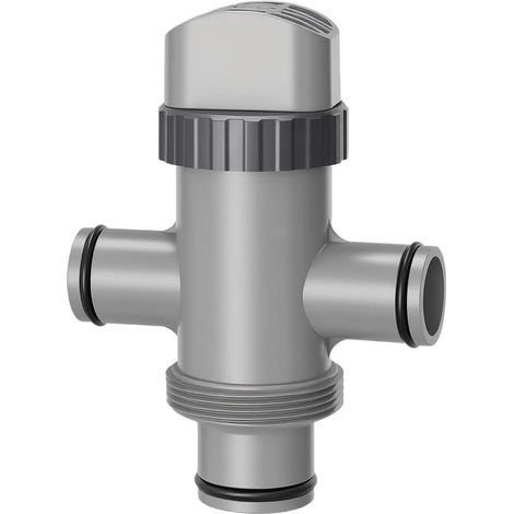 Valve à piston pour entretien de piscine hors sol Intex – Pièce de rechange de contrôle du débit avec rondelle à pas – Raccord de tuyau facile à installer pour tubes de 3,2 cm et 3,8 cm (1 pièce) (1/5)
