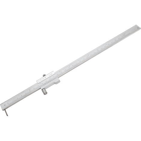 Pied à coulisse en acier inoxydable, règle à tracer parallèle avec tête en carbure, outil de traçage multifonctionnel 0-300 mm (1/5)