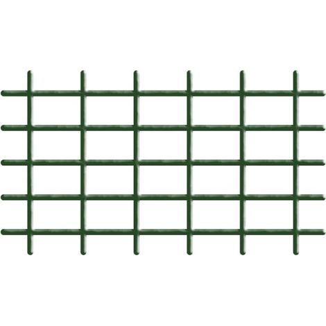 Gitter Garden MEK6 145x72,5 cm, 4/4,7 mm, PVC/Stahl, Stützgitter für Blumen, grün, Gartenbau