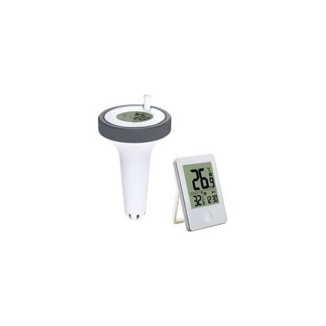 Thermomètre Digital Piscine et Spa, Écran LCD Facile à Lire, Mesure Précise Température Eau, Idéal pour Jacuzzi et Baignoire (1/3)