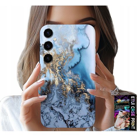 Custodia per Samsung Galaxy M35 4G - motivo marmo + vetro (1/5)