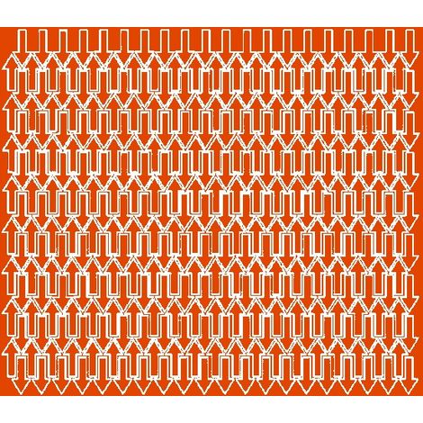 Adesivi a forma di freccia 1x2 cm, 340 pezzi, arancioni lucidi