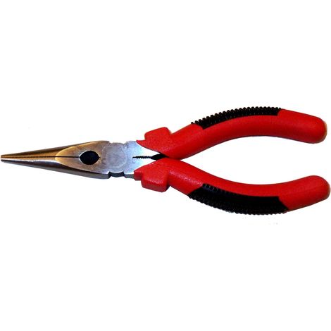 FPLUS lams alicate boca cigueña 7 mango rojo y negro c0015 , lams alicate boca cigueña 7 mango rojo y negro c0015