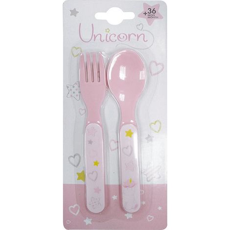 Licorne Ensemble Couverts (Fourchette, Cuillere) (1/3)
