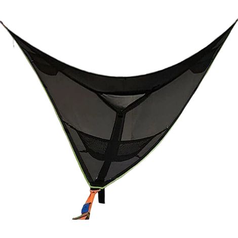 Hamac aérien triangulaire camping extérieur Multi-personnes 3 personnes portable grand hamac pour arbre voyage jardin