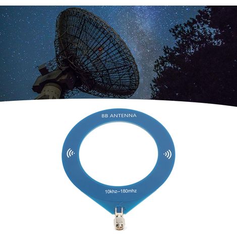 Antenne boucle miniature portable 10 kHz-180 MHz pour ondes courtes (1/5)