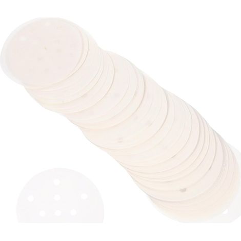 BESPORTBLE Papier Cuisson Vapeur Antiadhésif 400 Feuilles 4 Pouces pour Petits Pains et Dim Sum Tapis Cuisson Vapeur en Papier Naturel Accessoires de Cuisine Sains'-'-