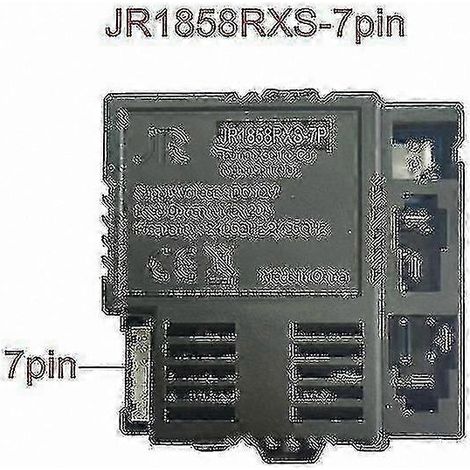 Compatible avec les modèles JR1958RX, JR1858RX et JR1738RX de récepteurs de télécommande Bluetooth pour voitures électriques pour enfants de 12 pouces, avec fonction de démarrage en douceur. (1/5)