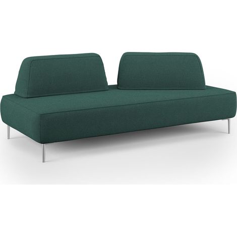Newton Sofá modular con respaldos removibles 167 cm Verde