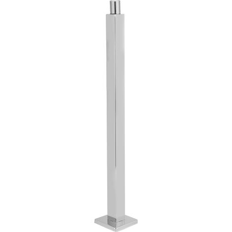 Bras de douche mural extensible en acier inoxydable avec pommeau de douche effet pluie. (1/5)