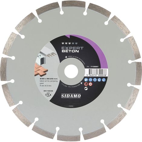 DIAMANT-SCHEIBE EXPERT BETON D. 230 x 22,23 x h 10 SIDAMO 11130007
