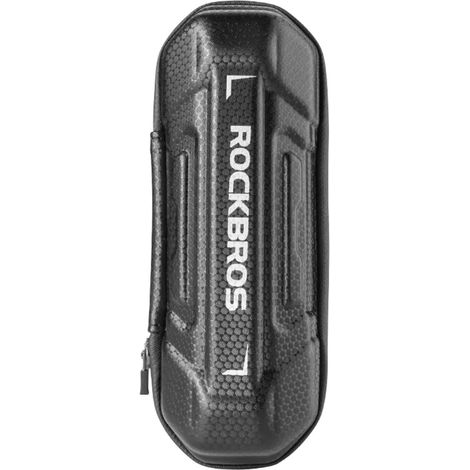Bolsa de herramientas para bicicleta con portabotellas de 0,65 l - negra (1/5)