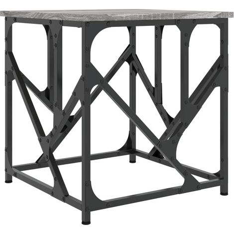 Maison Exclusive - Couchtisch Grau Sonoma 45x45x47,5 cm Holzwerks