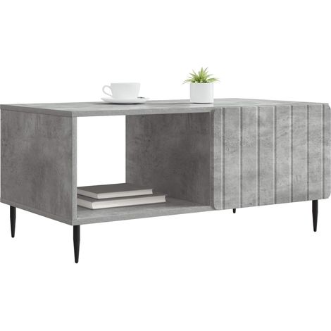 Maison Exclusive - Tavolino da salotto Grigio Cemento 90 x 50 x 40 cm