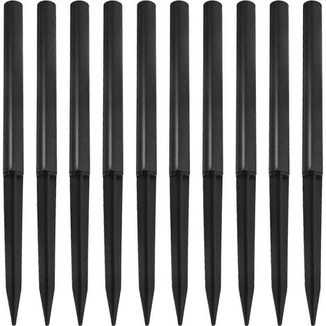 10 Sets Ersatz-Gartenstecker aus Kunststoff für Solaranlagen im Freien
