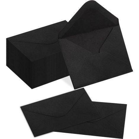 100 buste per carte regalo, 16 x 11 cm, buste piccole con chiusura adesiva, buste di carta per biglietti da visita, confezione multipla, piccole (1/5)