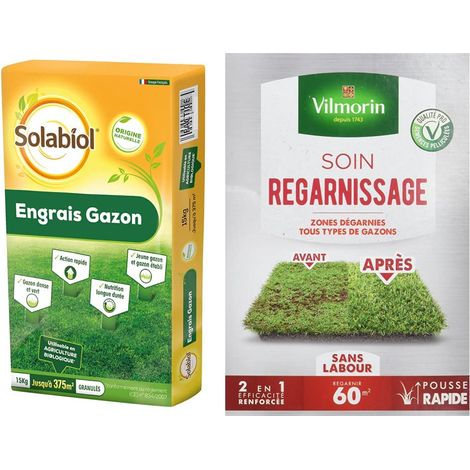 Engrais gazon organique - Sac de 15 kg pour 375 m² de gazon (1/5)