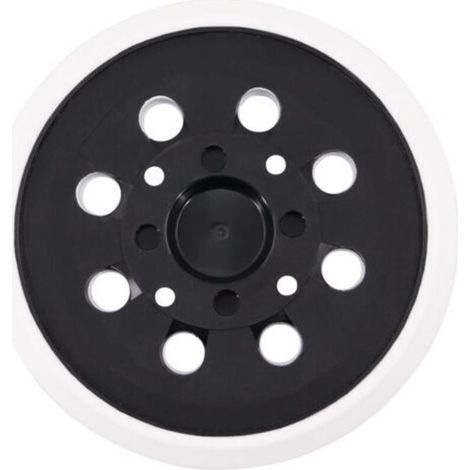Plateau de Ponçage 125 mm, Plateau Ponceuse pour Bosch, Plateau Ponceuse Compatible 125 mm pour Bosch PEX 300/400 AE Ponceuse Excentrique par Poweka (1/4)