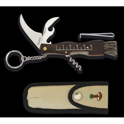 Couteau de découpe Albainox 10593 lame inox 6 cm manche bois
