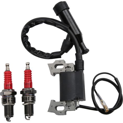 Bobine D Allumage - Bougies D Allumage - Pour Moteur Honda Gx110 Gx120 Gx140 Gx160 Gx200 - 5 5 Hp 6 5 Hp - Lot De 1 Bobine Et 2 Bougies (1/5)