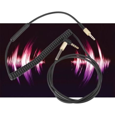 Cable de Audio - Marshall - II - 3.5 mm Macho Angulado - 3.5 mm Macho Recto - 119 cm de Longitud (1/4)