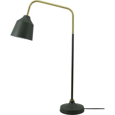 Lampada da tavolo Carisa in metallo verde militare (1/3)