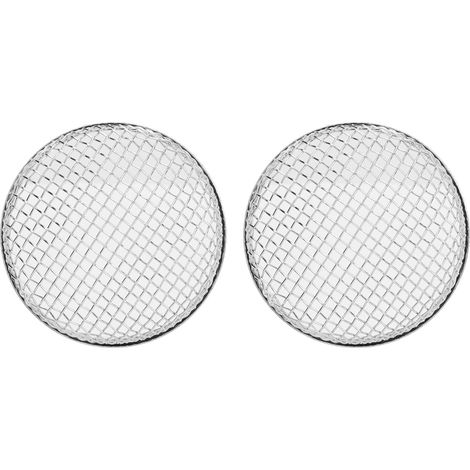 Grille de protection ronde en acier inoxydable 2,8 pouces pour bouche d'aération camping-car, paquet de 2, maille anti-insectes pour évacuation chauffage. (1/5)