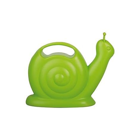 Arrosoir de jardin 1,5L vert escargot dessin animé, bidon d'arrosage enfant mignon, arrosoir en plastique pour plantes et potager (1/2)