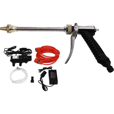 Ensemble de pompe pour nettoyeur haute pression de voiture, filetage mâle G1/2, buse de pulvérisation élevée à 12V