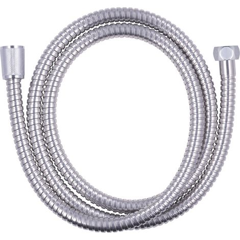 Flexible de douchette inox double agrafage EUROSANIT 1,50M
