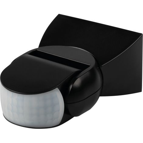 Sensore movimento esterno PIR Kanlux ALER-N nero IP65 (1/5)