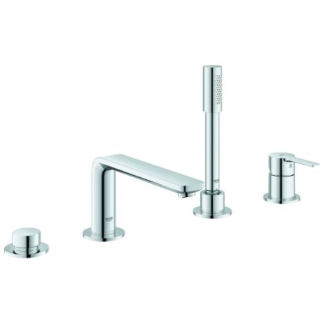 Grohe Lineare 4-Loch Einhand Wannenkombination, Ausladung 212mm,