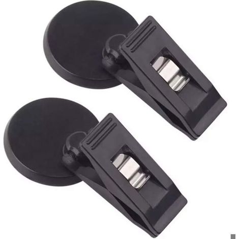 Geldscheinhalter und Kartenclip mit Saugnapf für die Sonnenblende im Auto, 2 Stück, schwarz. (1/5)