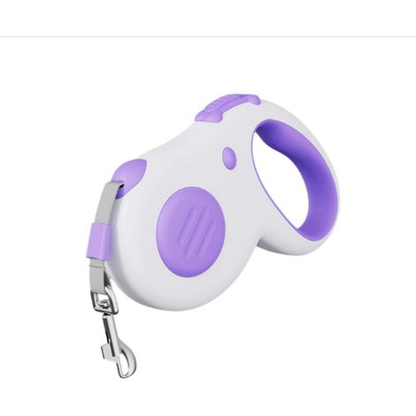 Laisse Rétractable Automatique 5 Mètres : Anti-Nœuds, Légère et Confortable pour Chiens et Chats (1/3)