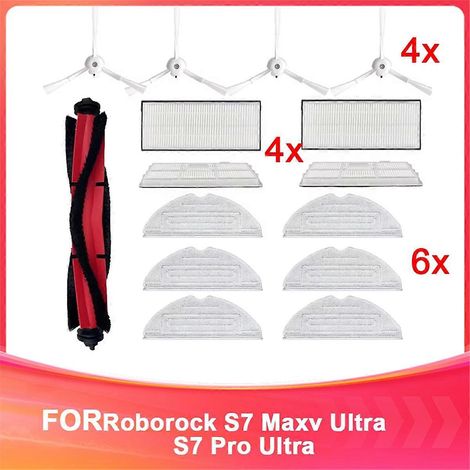 Brosse principale, filtre, sac à poussière, brosse rotative de nettoyage pour balai S7-- (1/5)