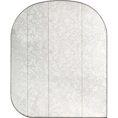 Miroir art déco finition bronze bois mdf élégant et raffiné - Bronze effet métallisé élégant (1/2)