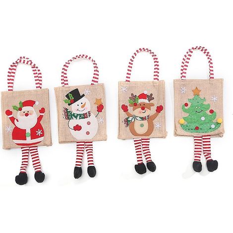 Décorations de Noël, Sac cadeau de Noël, Sac cadeau de Noël, Décoration de Noël (1/5)
