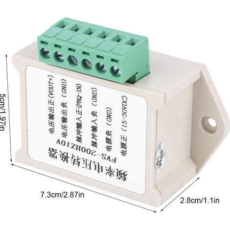 FVS-200Hz 5V/10V Frequenz-Spannungs-Wandlermodul mit Gehäuse (1/5)