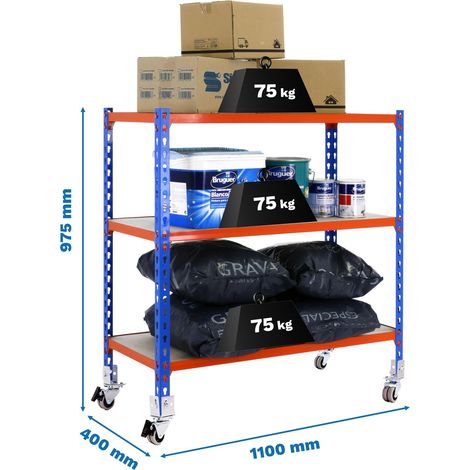Simonrack Moderne Metallregal 952x1110x410 mm