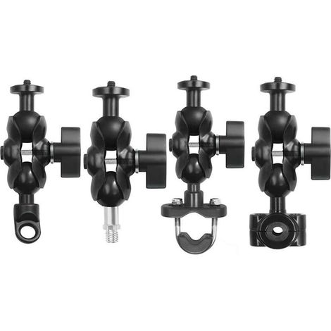 Support de fixation métallique pour caméra de vélo/moto sportive GoPro/Insta360/Ant (1/5)