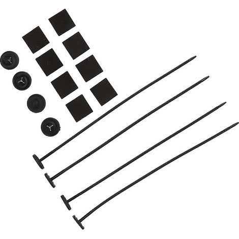 Kit de montage de ventilateur de radiateur électrique (2 pièces) : attaches en caoutchouc pour ventilateur de radiateur de voiture et camion. (1/5)