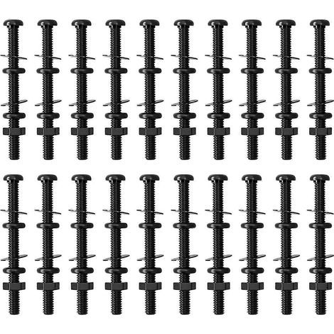 Wiederverwendbare lange Schraube für Computergehäuselüfter, modifizierte PC-Lüfterschraube, stabile Lüfterbefestigungsschraube für PC-Zubehör, mehrfarbig (40 mm) (1/5)