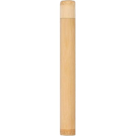 Boîte à thé ronde, boîte de rangement pour encens en bambou carbonisé naturel et écologique de style rétro (1/5)