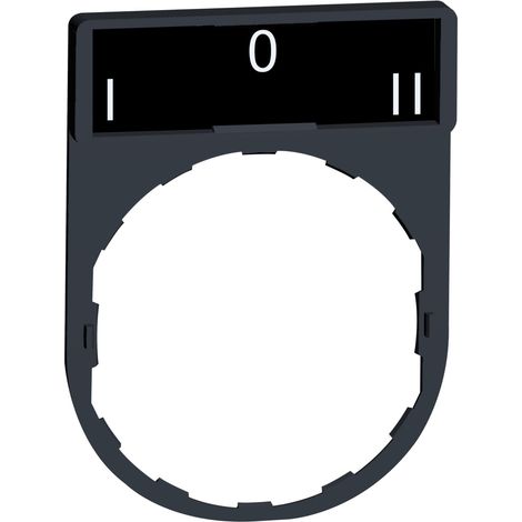 porte étiquette - standard - 30 x 40 - etiquette 8 x 27 - i-o-ii - schneider zby2186 (1/4)