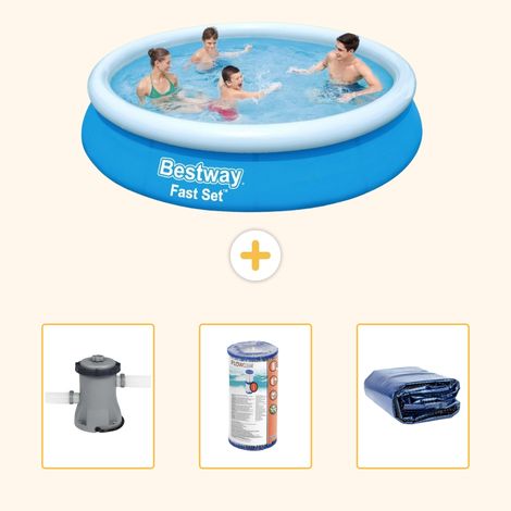 Bestway Bestway Fast Set Ronde - 366x76 cm - 4-pièces  S22277 (1/5)