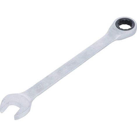 Clé Mixte à Cliquet 27 mm - Acier, Ergonomique et Pratique, Pro - D-Work