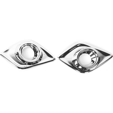 2 Garnitures Décoratives Cadre pour Feux Anti-brouillard Avant Toyota Hilux Revo SR5 2015-2017, Moulures Chrome, Kit de 2 Pièces (1/3)